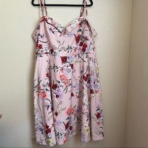 City Chic Blush Floral Daytime Diva Dress size 20